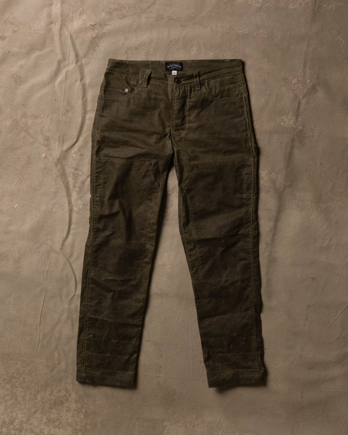 Whistler Work Pant - Waxed Military Olive Bradley Mountain 