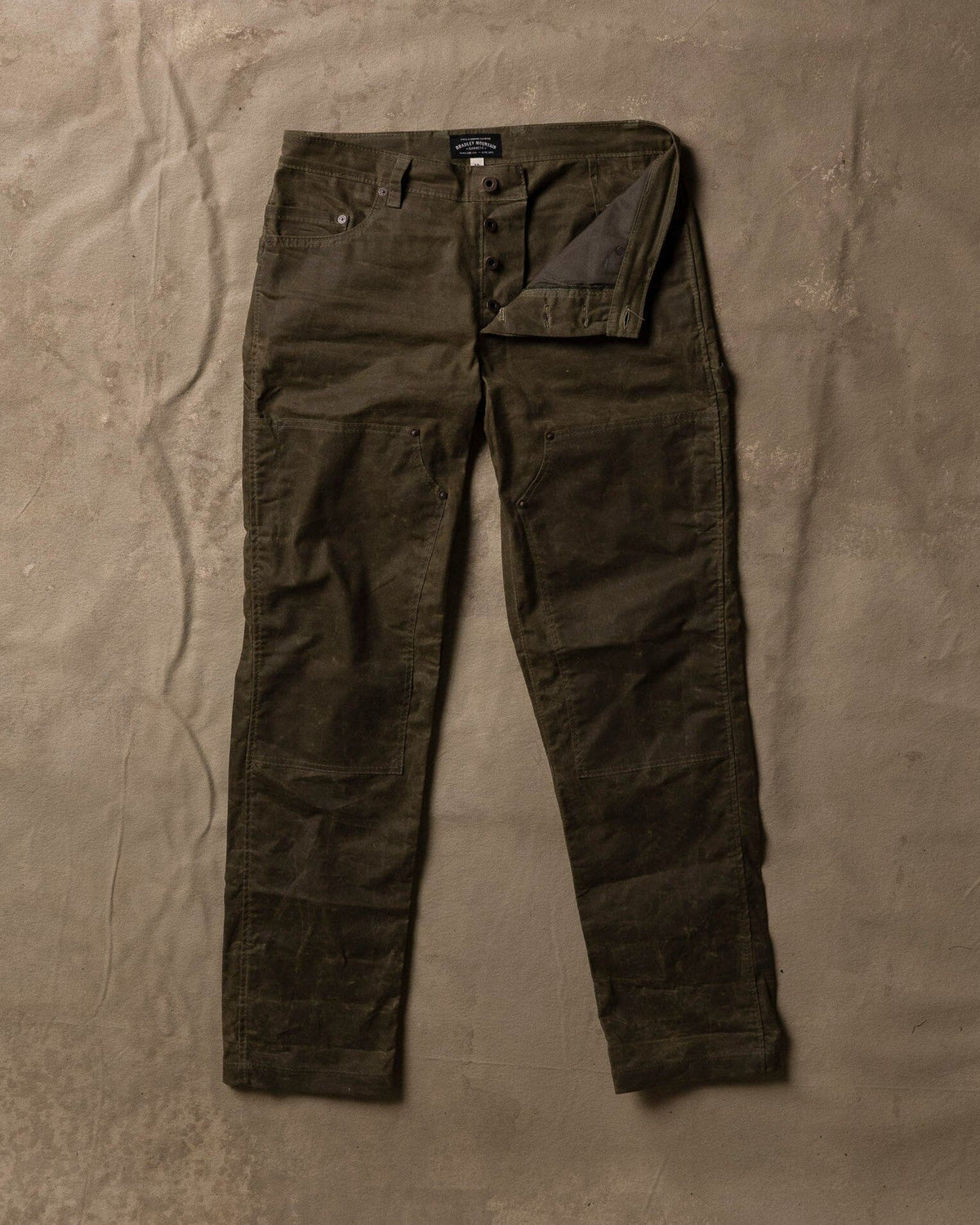 Whistler Work Pant - Waxed Military Olive Bradley Mountain 