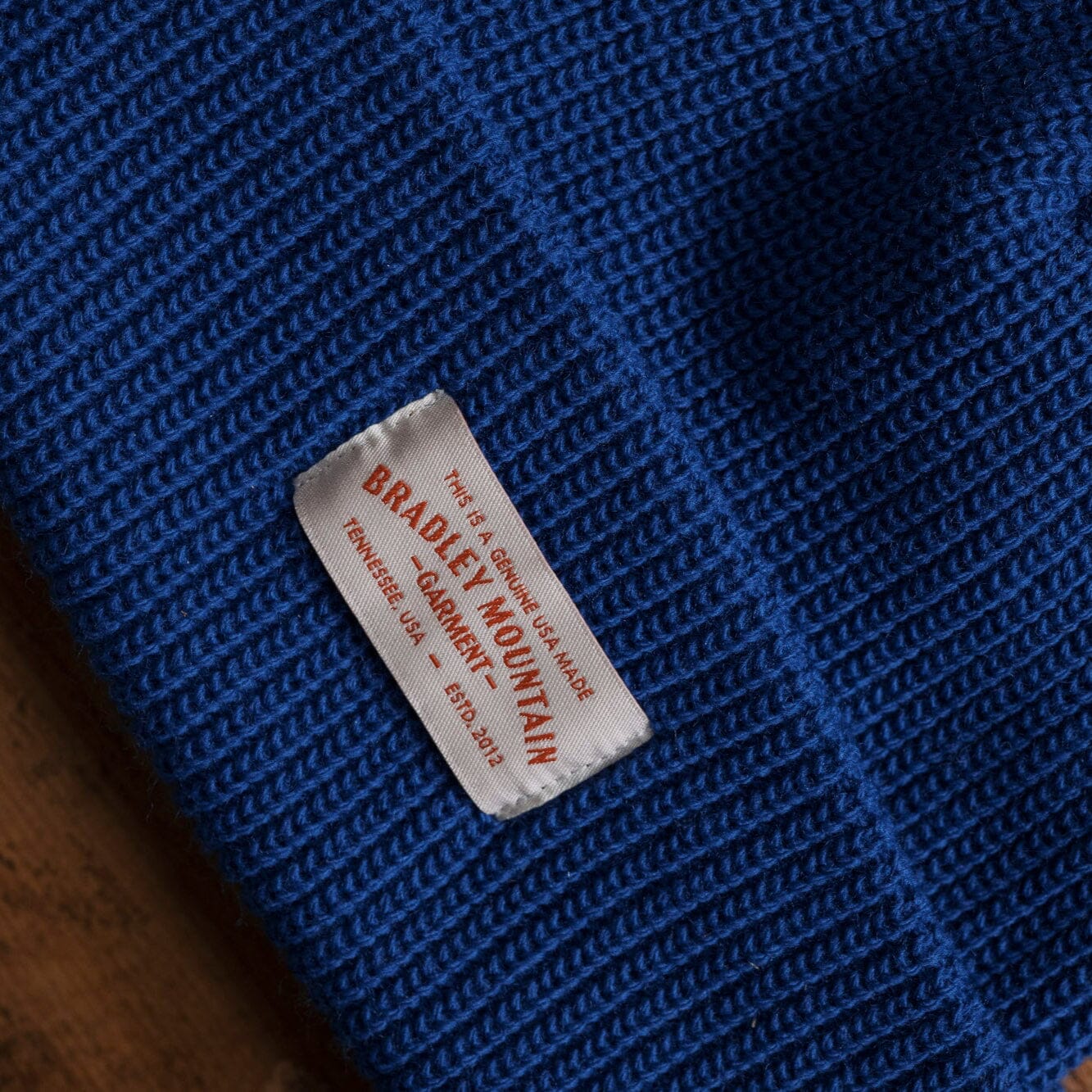 Acrylic Watch Cap - Primary Blue Bradley Mountain 