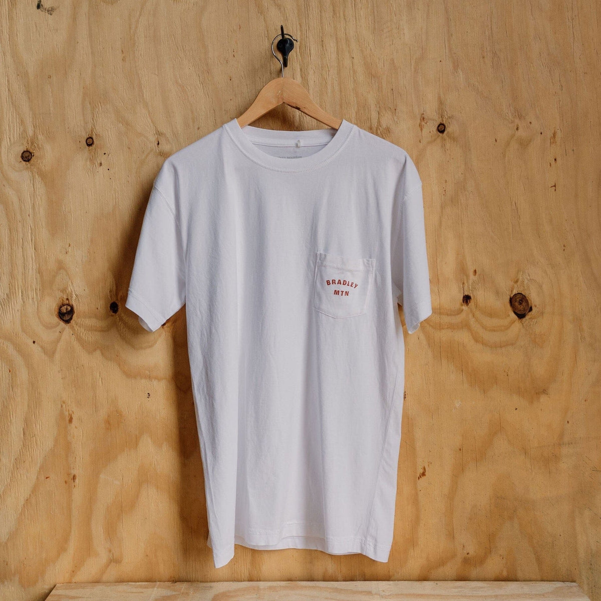 Cowboy Pocket Tee - White Bradley Mountain 