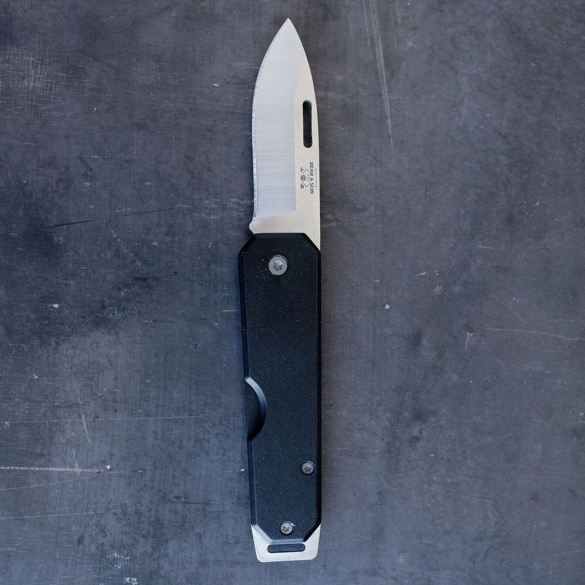 Slim Clip Knife - Black Bradley Mountain 