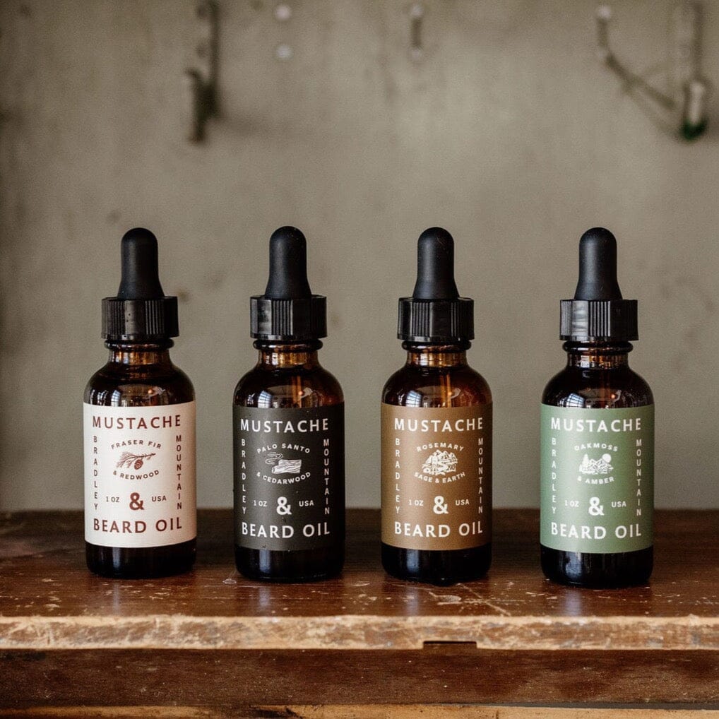 Mustache & Beard Oil - Palo Santo & Cedarwood Bradley Mountain 