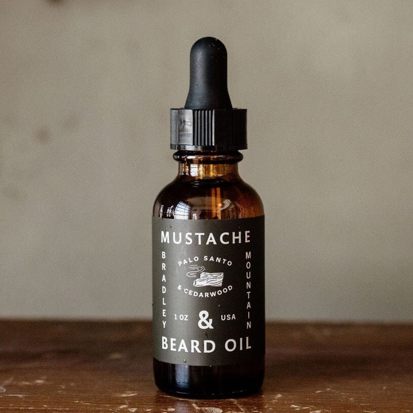 Mustache & Beard Oil - Palo Santo & Cedarwood Bradley Mountain 