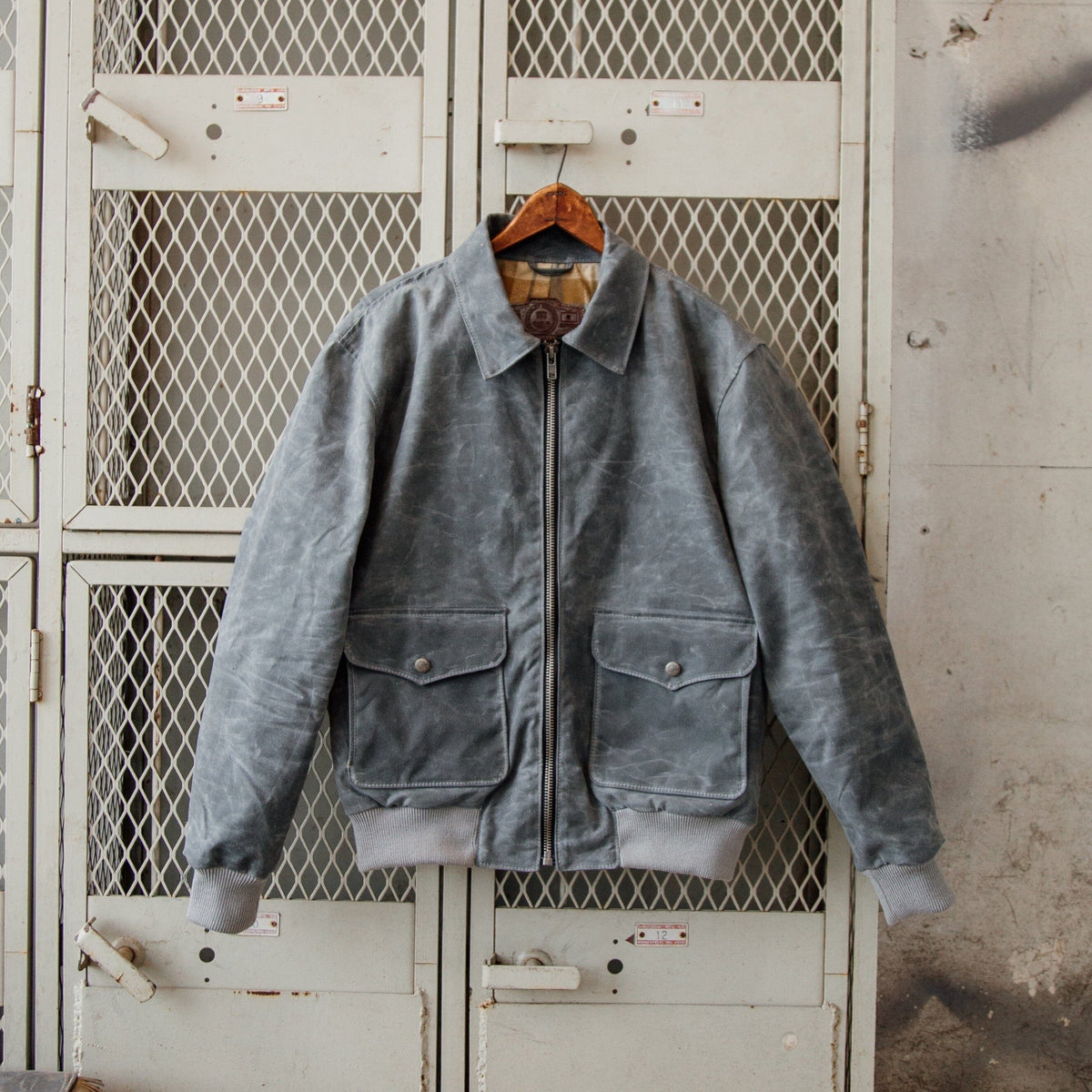 G-1 Waxed Bomber - Charcoal Bradley Mountain 