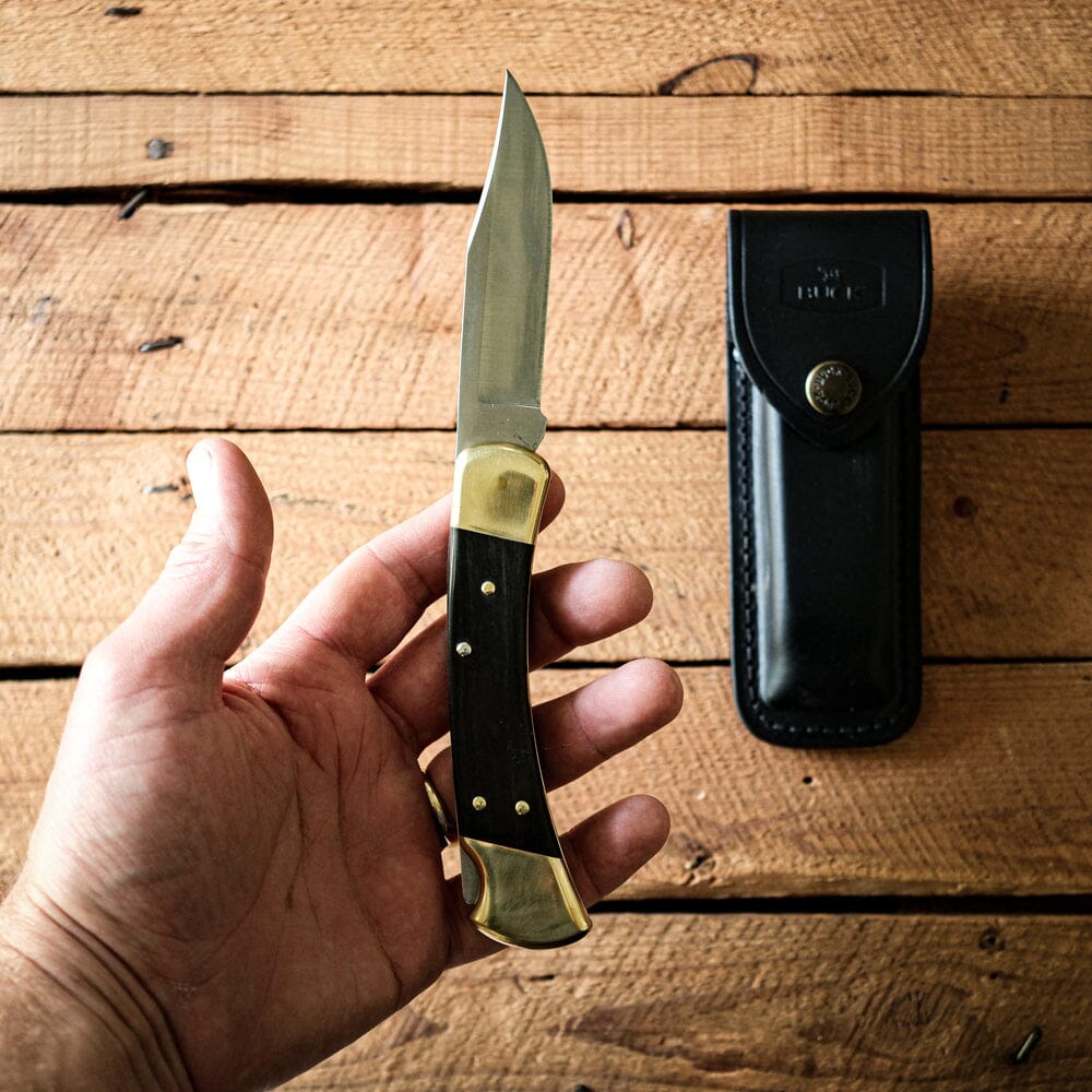 Buck 110 Hunter Knife - Ebony Bradley Mountain 