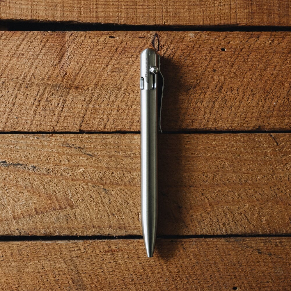 Bolt Action Stainless Steel Pen Bradley Mountain 