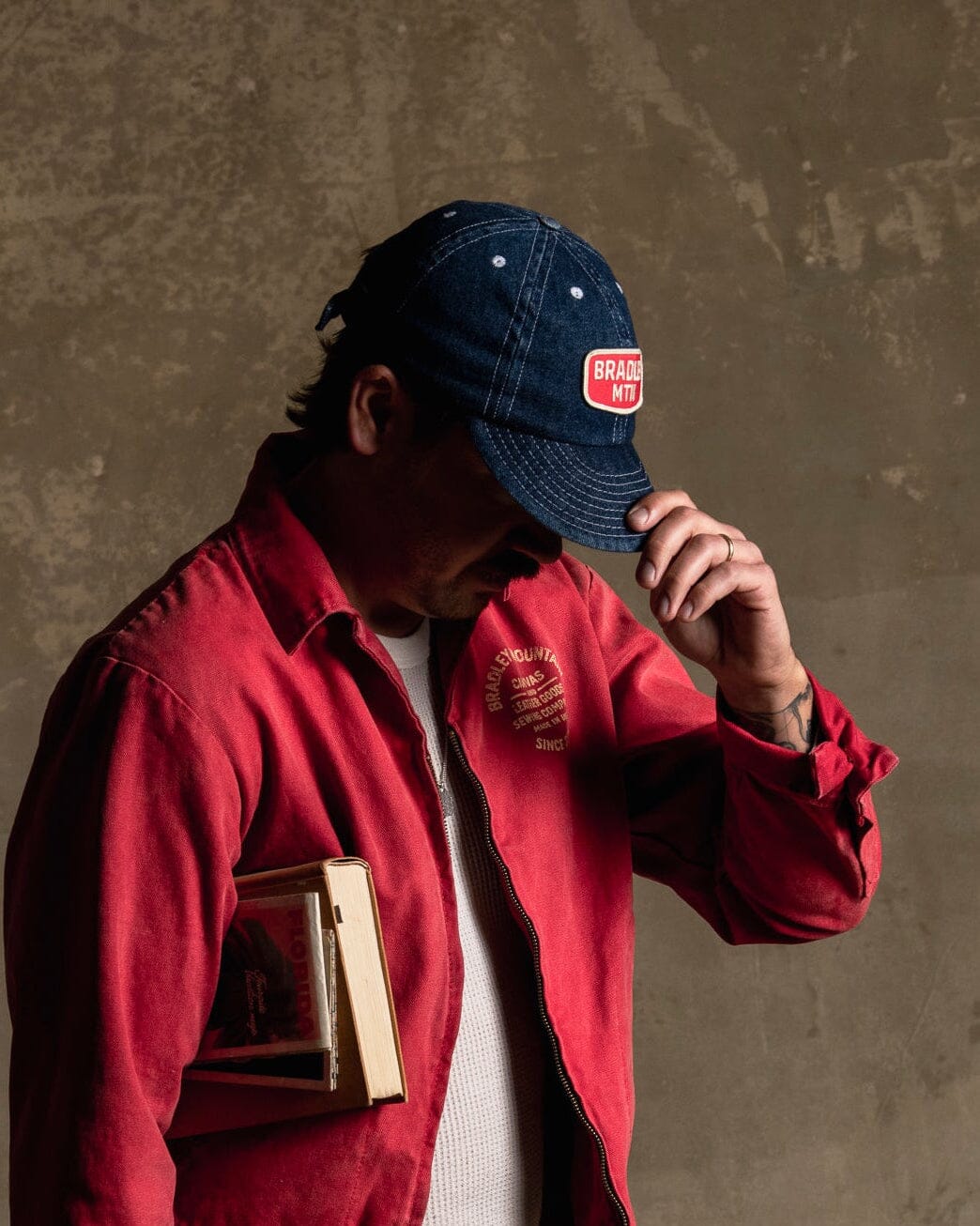Old School Patch Cap - Washed Denim Bradley Mountain 