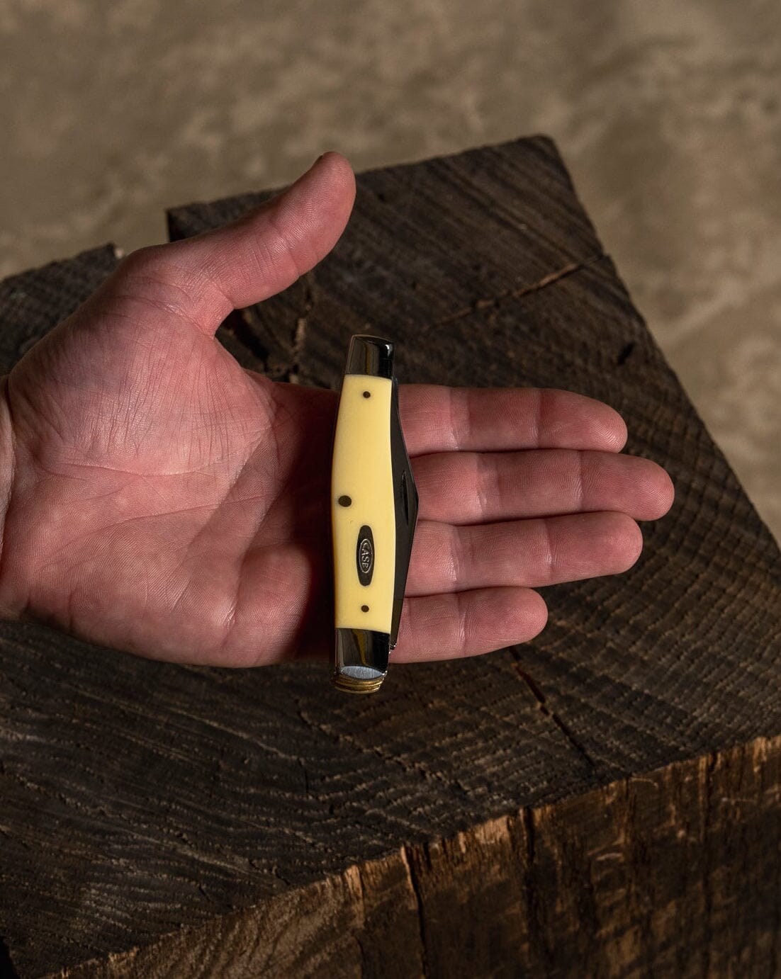 1978 Stockman Yellow Case Knife Bradley Mountain 