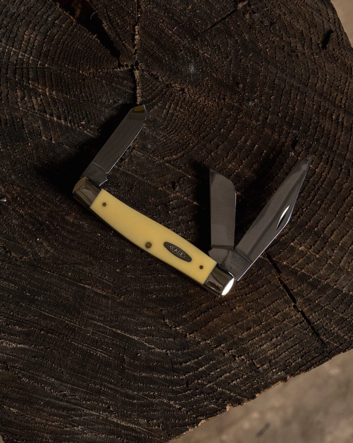1978 Stockman Yellow Case Knife Bradley Mountain 