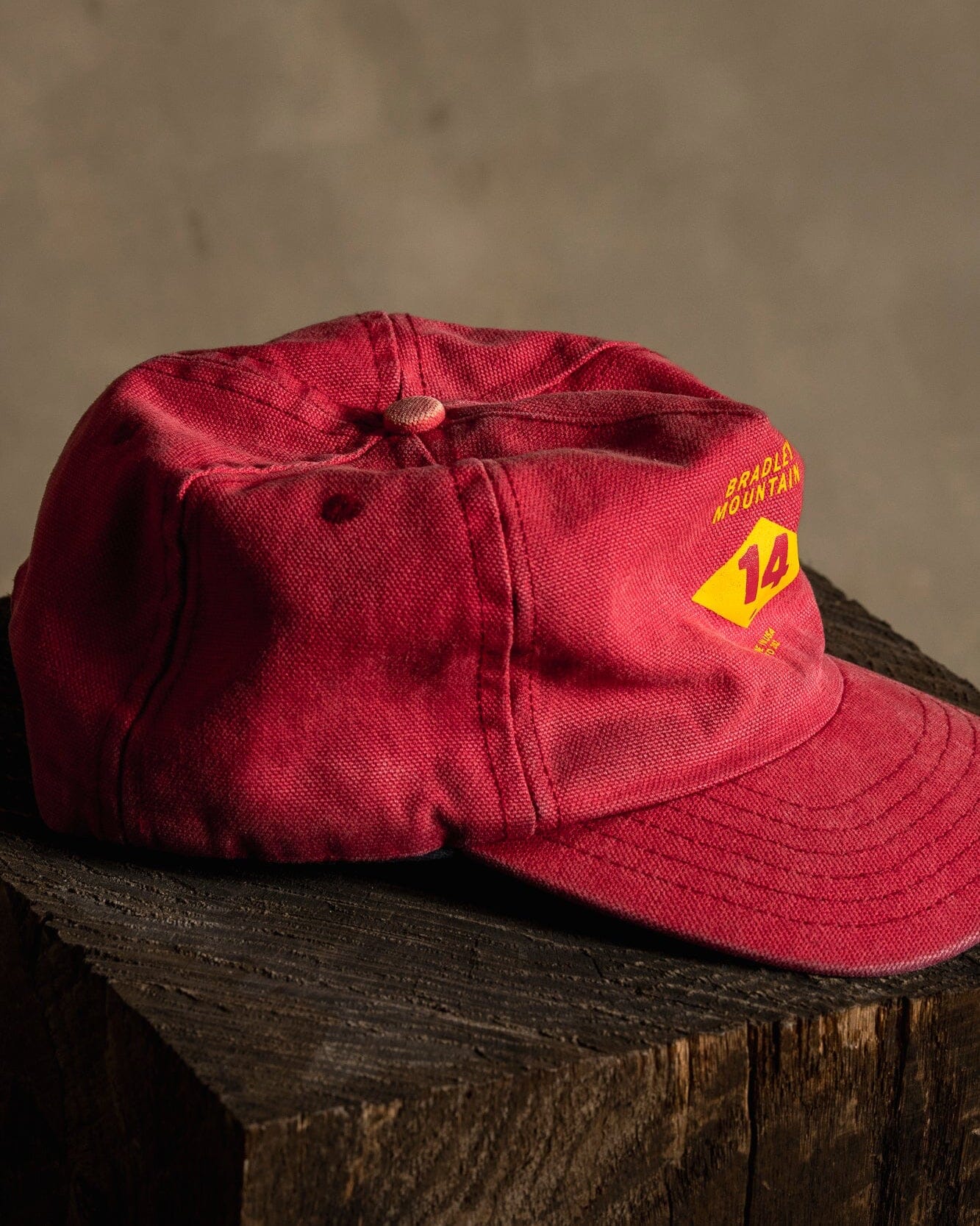 14 Year Garage Hat - Washed Red Bradley Mountain 