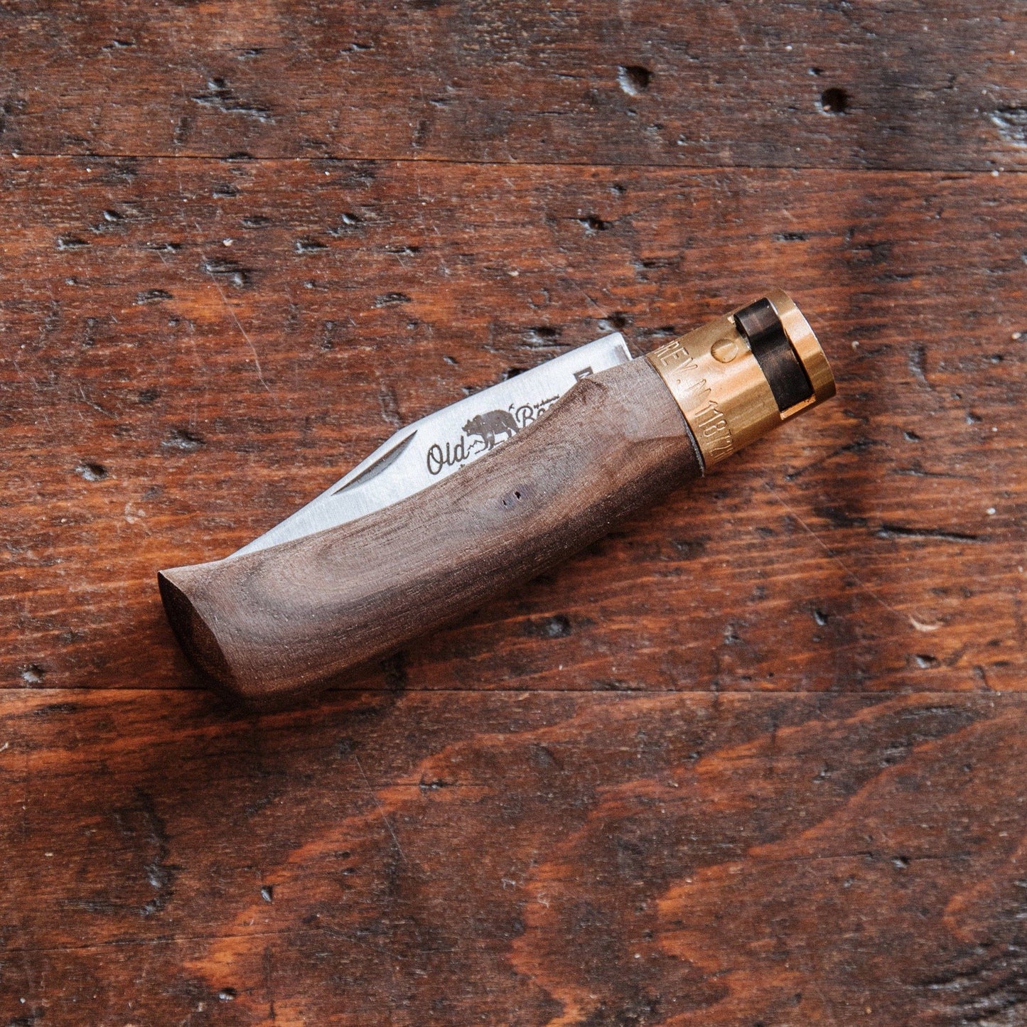 Old Bear Carbon Walnut Knife Bradley Mountain 