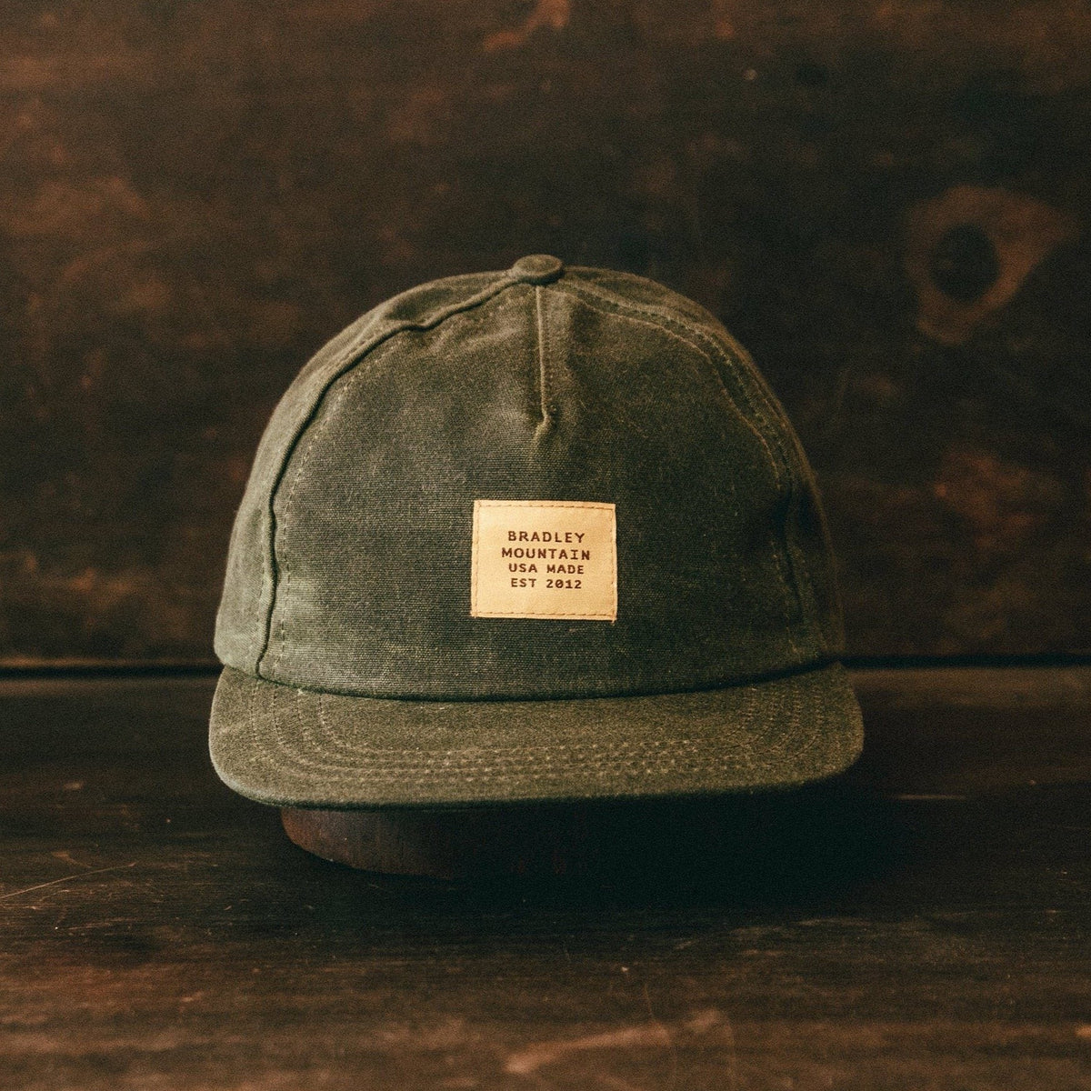 Heritage Camper Hat - Olive Bradley Mountain 