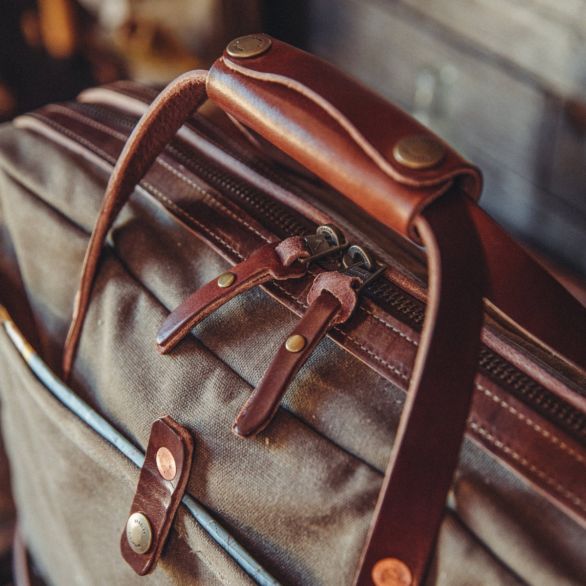 Courier Briefcase - Brush Brown Bradley Mountain 