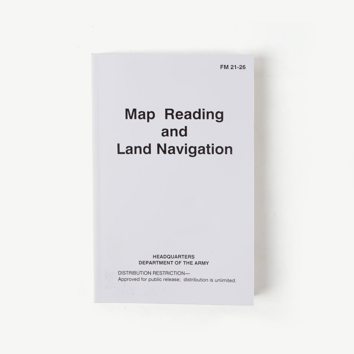 Map Reading & Land Navigation Book Bradley Mountain 
